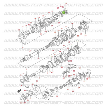 Seeger cambio 22 mm – Suzuki & Santana Vitara