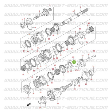 Seeger cambio 22 mm – Suzuki & Santana Jimny