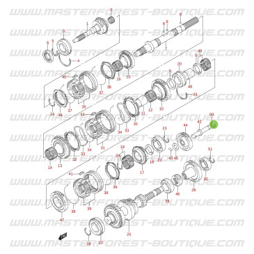 Anillo de retención de 14 mm de la caja de cambios – Suzuki & Santana Jimny 1998-2018