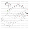 copy of XXXBEN Cache charnière basse porte arrière Suzuki Jimny 2018-