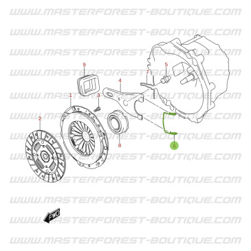 Clutch Fork Clip for Suzuki Jimny 2018 onwards