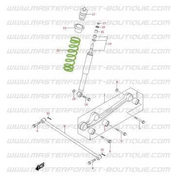 Front suspension spring - Suzuki Jimny 2018-