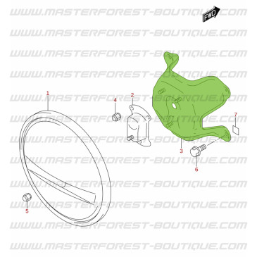 Spare wheel mount - Suzuki Jimny 2018-