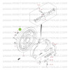 XXXBEN Vis de fixation cylindre de roue Suzuki & Santana