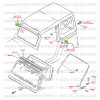 Druckknopf für Abdeckplane Suzuki Santana Samurai