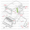 Corredera lateral para lona Suzuki Santana Samurai