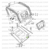 Hardtop-Schaumstoffdichtung Vorderteil 4X4 Suzuki Samurai