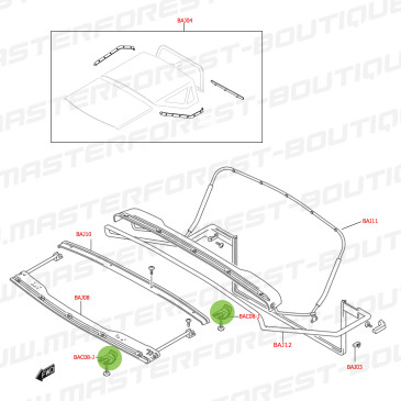 Suzuki Santana Jimny fechamento do forro interior