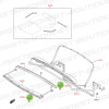 Fermeture intérieure de bâche Suzuki Santana Jimny