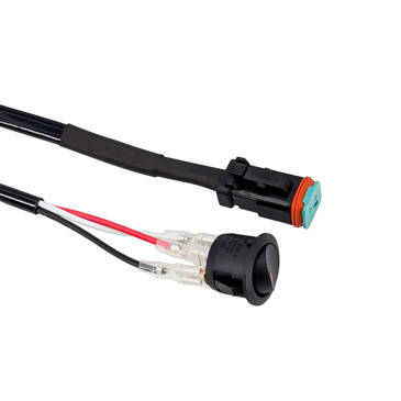 DT Plug 2-Pin-Kabelset 1 Lampe