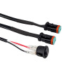 Kit de cablagem DT Plug de 2 pinos e 2 lâmpadas
