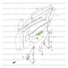 XXXBEN Fixation vitre avant droit Suzuki Santana Vitara