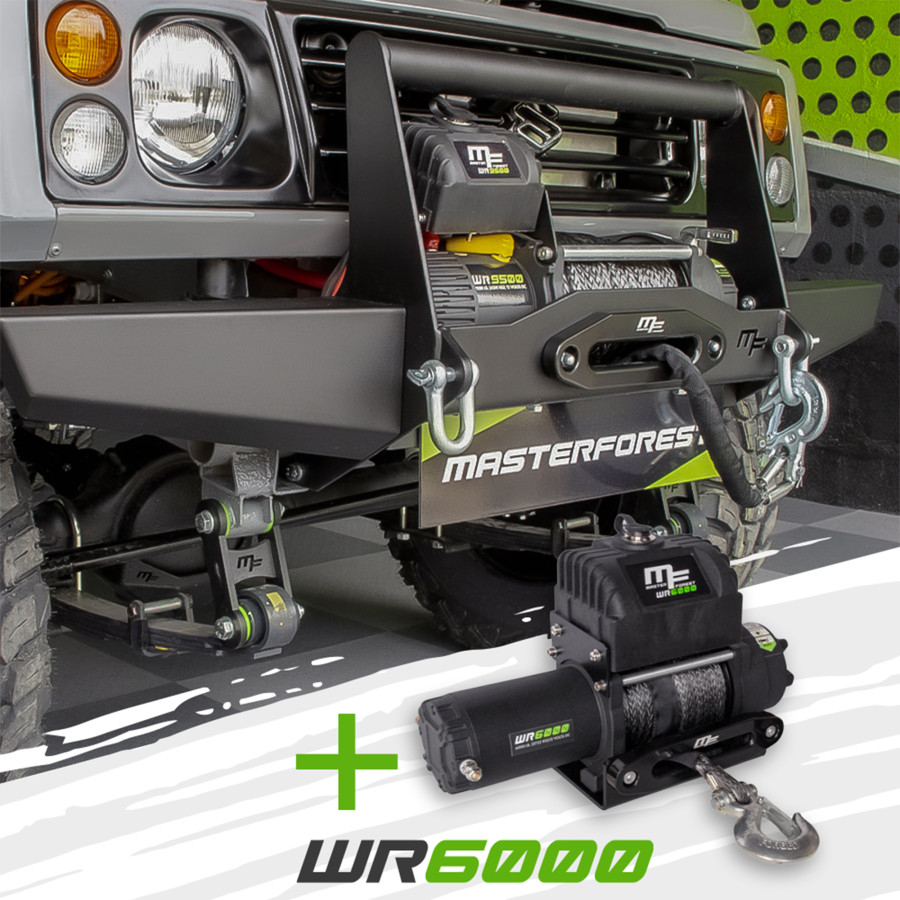 Pack Treuil WR6000 + Pare-chocs avant off-road 2 MF Suzuki Santana Samurai