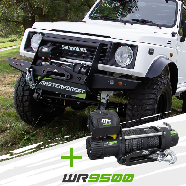 Pacchetto verricello WR9500+ Paraurti anteriore off-road 1 MF Suzuki Santana Samurai