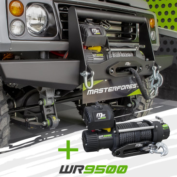 Pacchetto verricello WR9500+ Paraurti anteriore off-road 2 MF Suzuki Santana Samurai