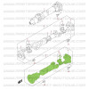 Antriebswelle 615mm hinten Suzuki Santana Jimny