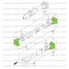 Jimny Antriebswellenkupplungsflansch 25x64mm