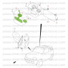 Rear-view mirror, Jimny