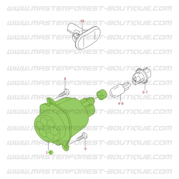 Indicatore di direzione anteriore sinistro Suzuki Jimny 2018-