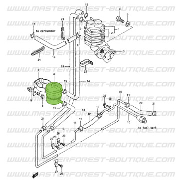 Filtre à carburant Suzuki Santana