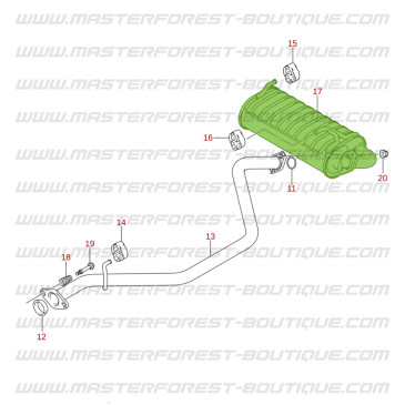 Auspuffschalldämpfer für Jimny Benziner 2