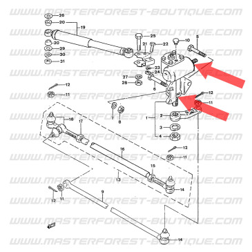 Kit joints spi boitier de direction Suzuki Santana Samurai