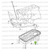 Joint pour bouchon de carter d'huile moteur Suzuki Santana Samurai