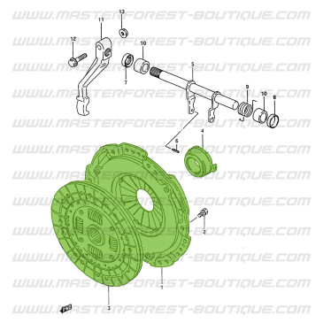 Kit embrayage Suzuki ou Santana 413