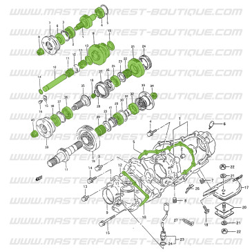 Suzuki Santana Samurai kit di super ridotte MF 4.16 :1 + Kit revisione di riduttore