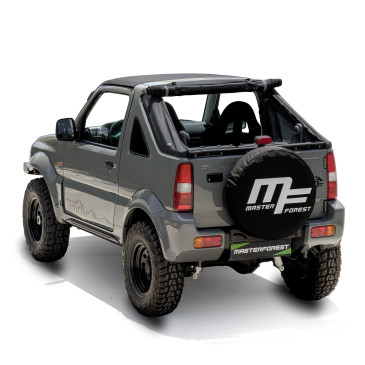 Capote Fastback nero con finestrini oscurati MF per Suzuki Jimny 4x4