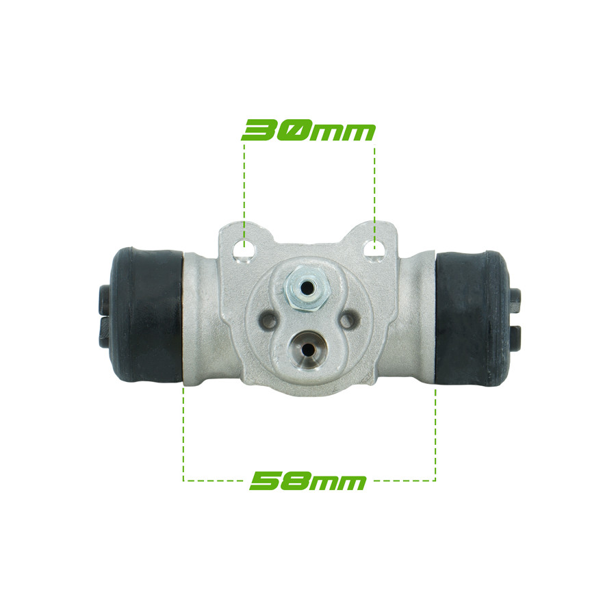 Cilindro de roda de 58 mm com elemento de drenagem Suzuki 410 e 413