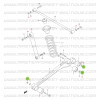 copy of XXXBEN Vis de tirant de suspension côté pont Suzuki Santana Jimny avant 2018