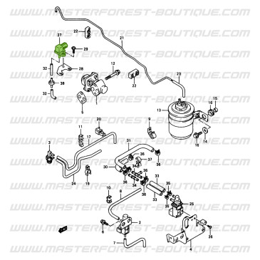 Capteur de pression absolue (MAP) Suzuki Santana Samurai 1.3 I