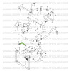 copy of Outlet radiator cooling hose Suzuki Santana Samurai 1.9D (Renault)