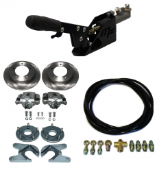 Complete kit : parking brake + rear discs brakes + flexibles, Suzuki Santana Samurai 410, 413, spanish build