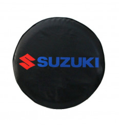 Cache roue de secours noir bleu rouge 4x4 Suzuki Santana