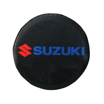 Spare tire cover, black, blue, red 4WD, Suzuki Santana