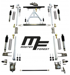 Kit suspension MF à ressort helicoidal +5 cm souple 4x4 Suzuki Santana Samurai