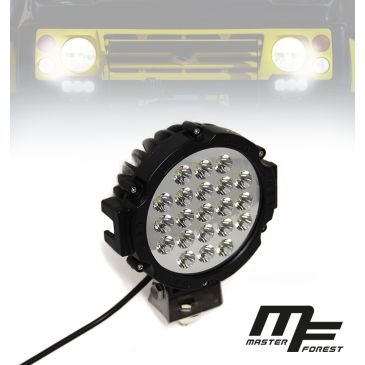 LED headlight 63W 7"