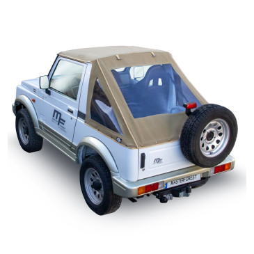 Black soft top for suzuki santana samurai 4WD