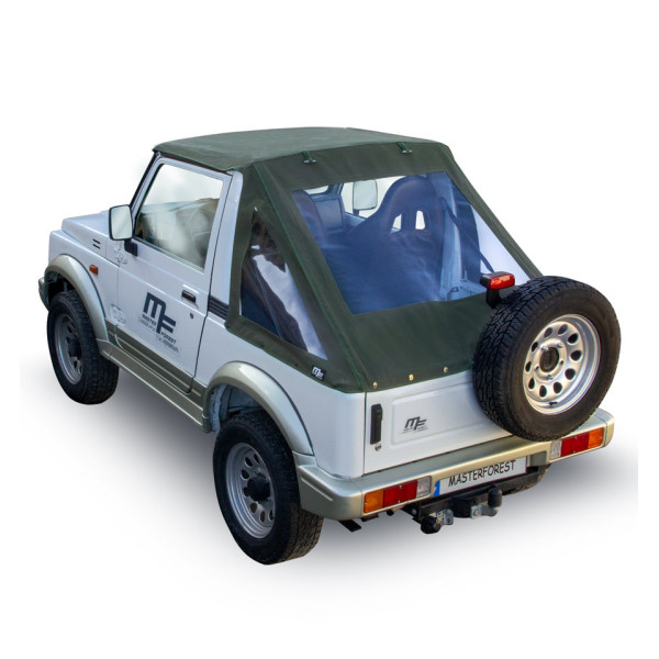 Black soft top for suzuki santana samurai 4WD