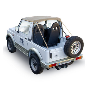 Black soft top for suzuki santana samurai 4WD