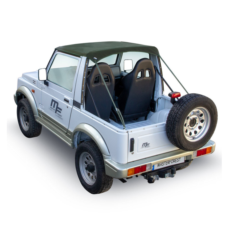 Black soft top for suzuki santana samurai 4WD