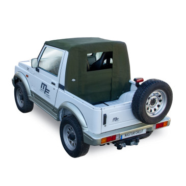 Black soft top for suzuki santana samurai 4WD