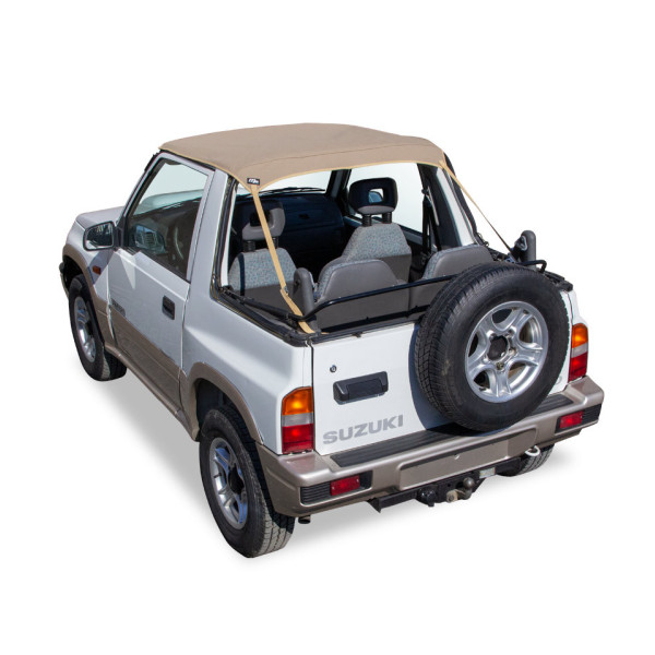 MF MK1 Premium Sand colored Bikini soft-top, Suzuki Santana Vitara 4WD MF MK1 Premium Sand colored Bikini soft-top, Suzuki Santana Vitara 4WD