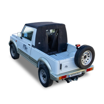 Soft-top Pickup nero Premium MF 4X4 Suzuki Santana Samurai lunghe