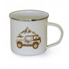 Mug émail MF Samurai "mountain exploration"