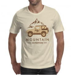 T-shirt beige MF "Samurai mountain expedition"