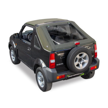 Bâche fastback kaki Premium MF 4X4 Suzuki Santana Jimny