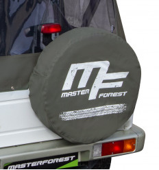 MF Khaki spare wheel cover, 15 inches